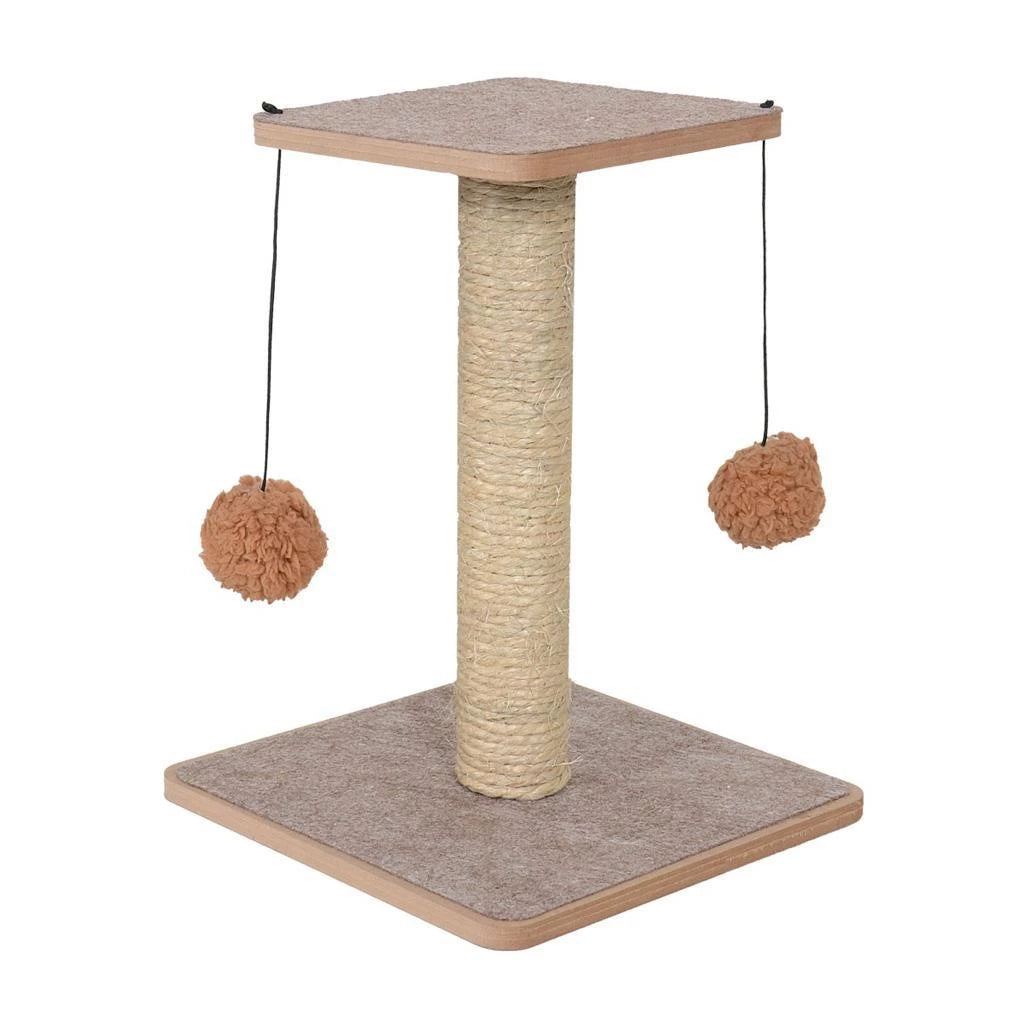 Arranhador para Gatos com Bolinha Dupla Brinquedo Gato