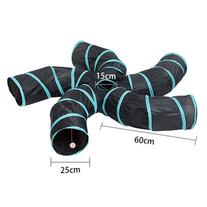 túnel para gatos