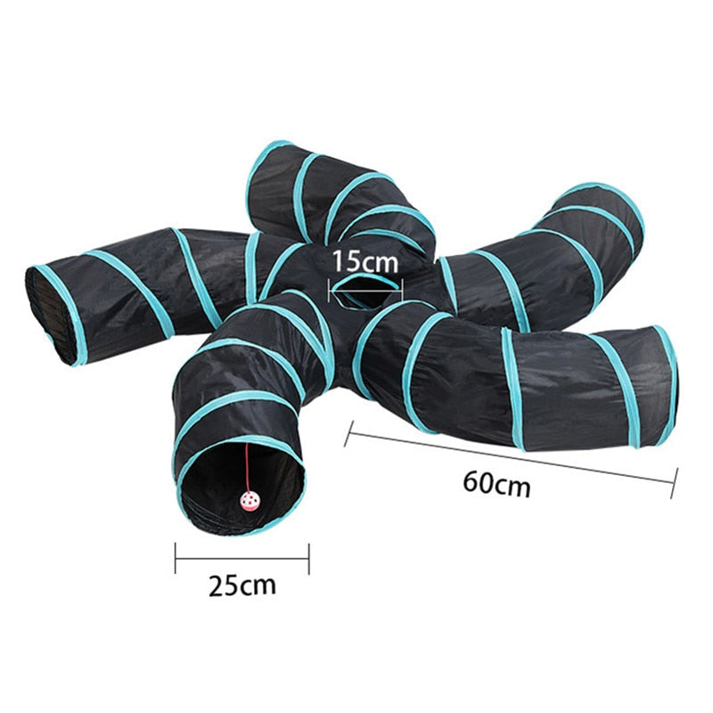 túnel para gatos