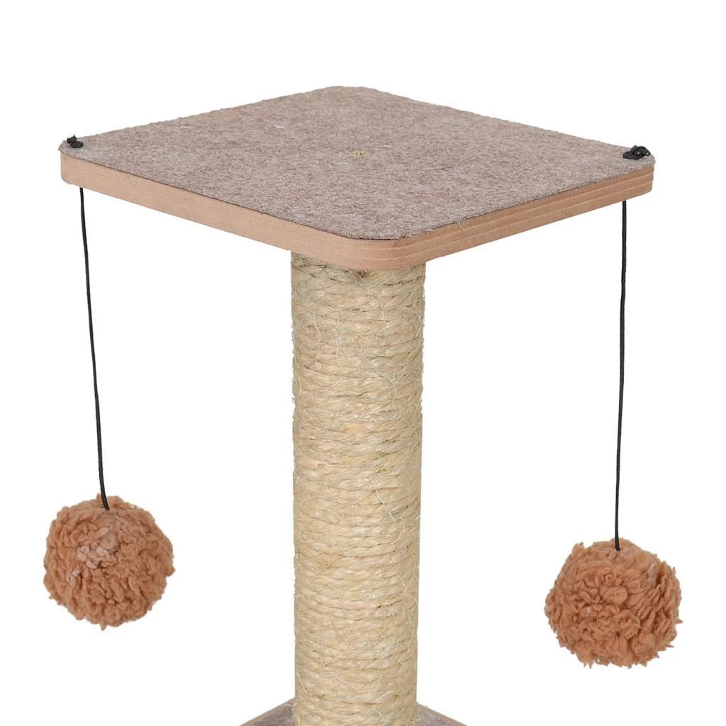 Arranhador para Gatos com Bolinha Dupla Brinquedo Gato