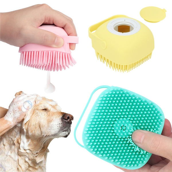 Escova de banho para cachorro
