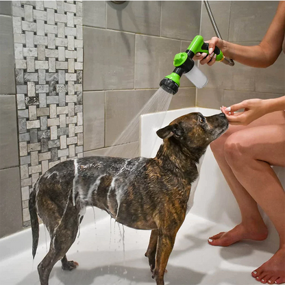 Jato de água para cachorro