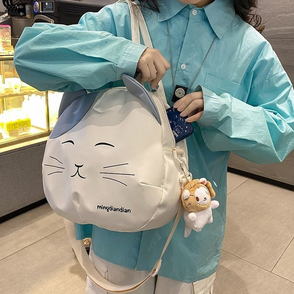 Bolsa gato + chaveiro