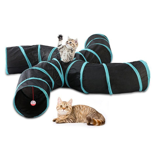 túnel para gatos