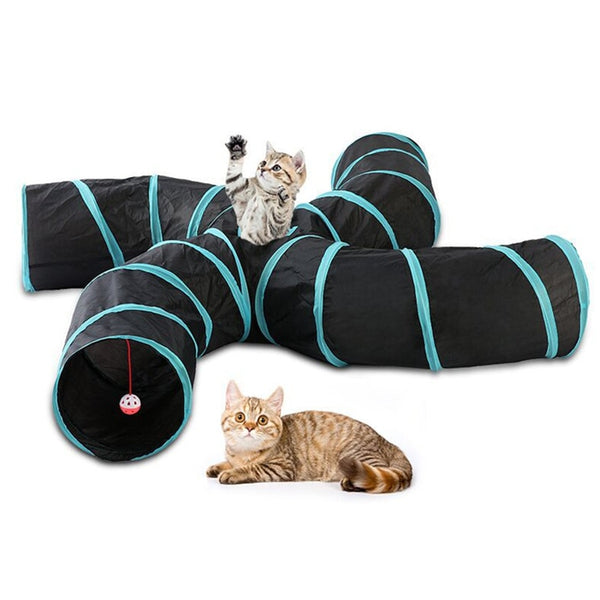 túnel para gatos